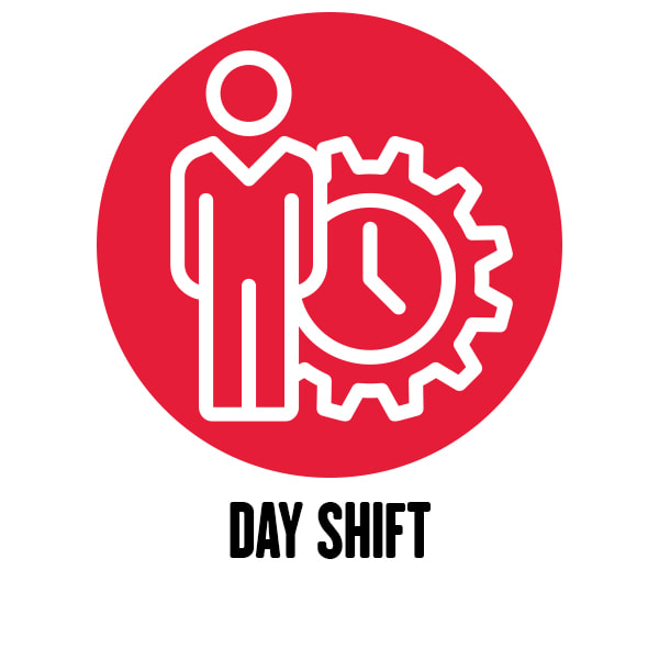 company benefit: day shift