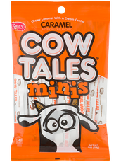 Original Caramel Cow Tales Minis 4oz. Peg Bag