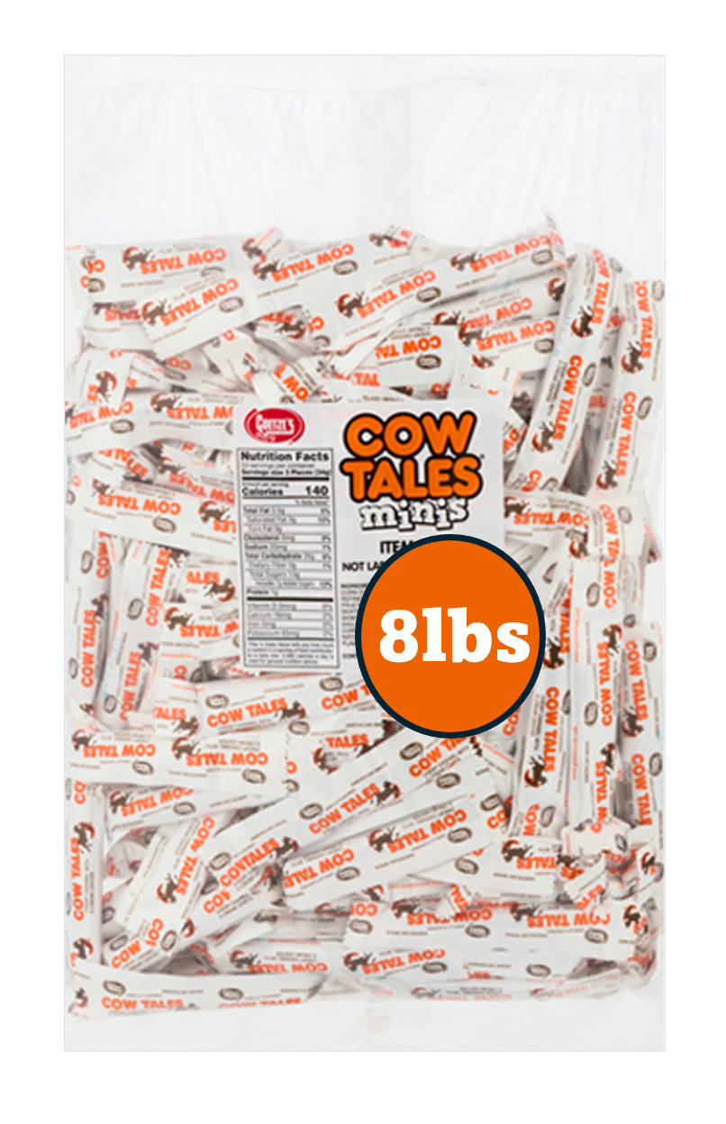 8 lbs of Cow Tales Minis