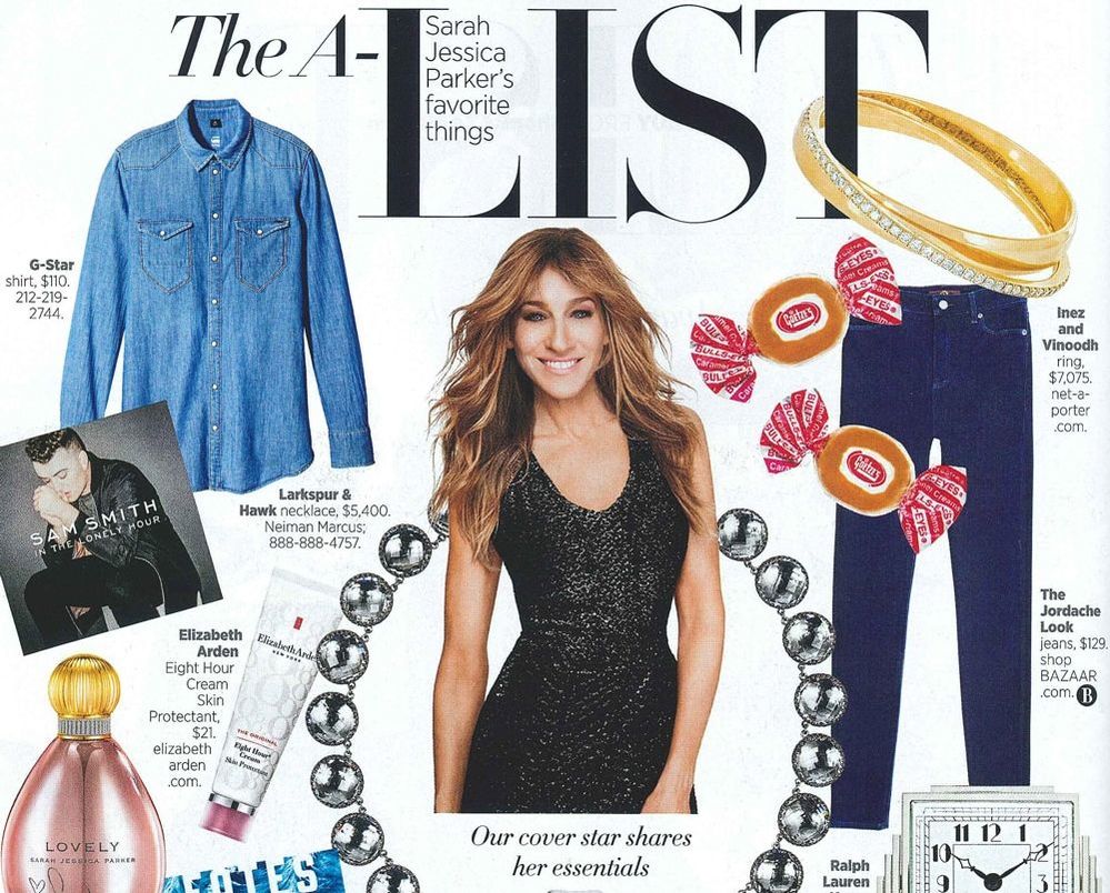 Caramel Creams Among Sarah Jessica Parker’s Favorite Things