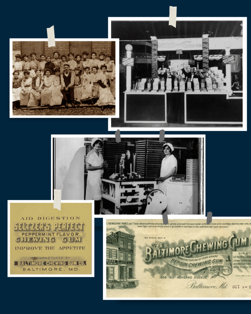 Goetze to Know: THE GENERATIONS. Photos and labels from BALTIMORE CHEWING GUM CO.