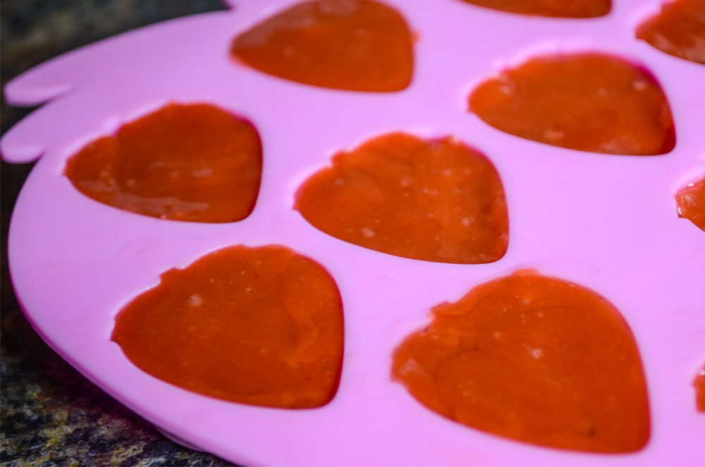 Candy Strawberries in mold
