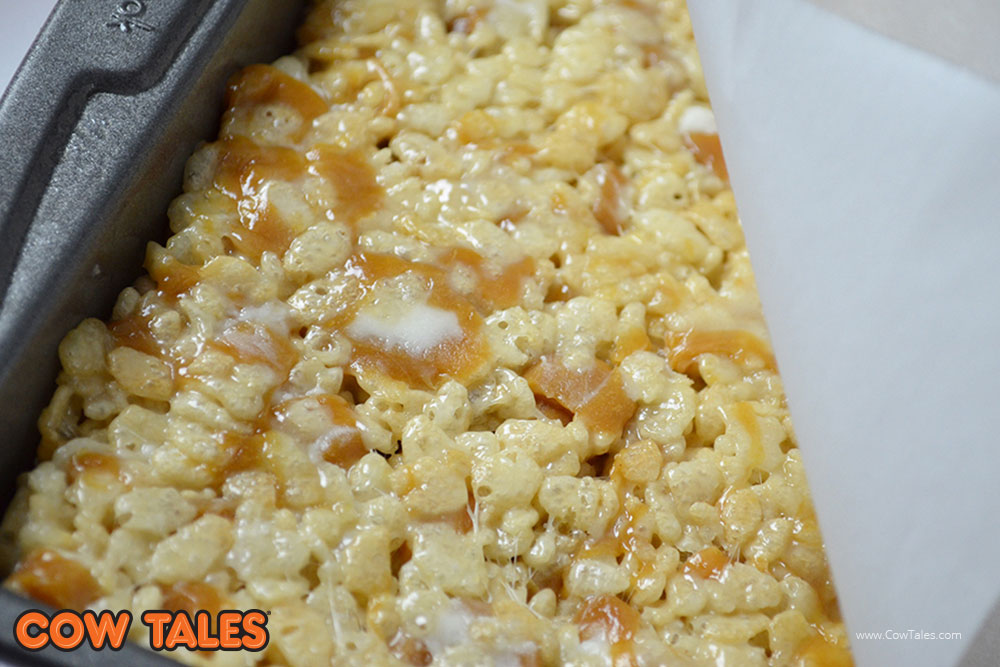 Cow Tales® Caramel Crispy Treats in pan
