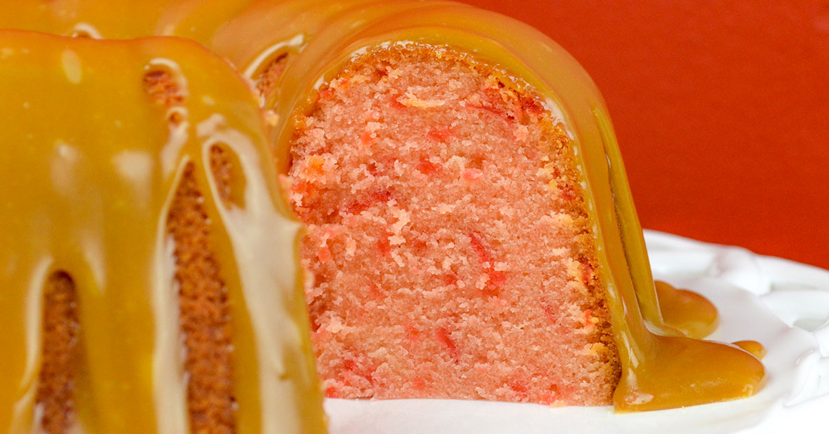 Cherry & Cream Cheese Pound Cake
