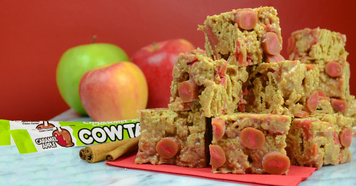 Caramel Apple Spice Crispy Treat